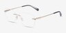 Coach HC5206D Shiny Light Gold MétalMontures de lunettes de vue d'EyeBuyDirect, Vue d'Angle