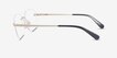 Coach HC5206D Shiny Light Gold MetalEyeglass Frames from EyeBuyDirect, Side View