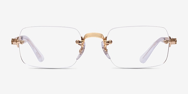 Ray-Ban RB3928V Arista Gold MetalEyeglass Frames from EyeBuyDirect, Front View