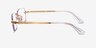 Ray-Ban RB3928V Arista Gold MétalMontures de lunettes de vue d'EyeBuyDirect, Vue de Côté