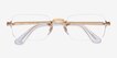 Ray-Ban RB3928V Arista Gold MetalEyeglass Frames from EyeBuyDirect, Closed View