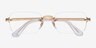 Ray-Ban RB3928V Arista Gold MétalMontures de lunettes de vue d'EyeBuyDirect, Vue Rapprochée