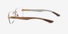 Ray-Ban RB8423 Arista Gold MetalEyeglass Frames from EyeBuyDirect, Side View