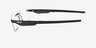 Oakley Steakhouse 1.0 Satin Black MetalEyeglass Frames from EyeBuyDirect, Side View