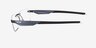 Oakley Steakhouse 1.0 Matte Midnight MétalMontures de lunettes de vue d'EyeBuyDirect, Vue de Côté