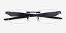 Oakley Steakhouse 1.0 Matte Midnight MétalMontures de lunettes de vue d'EyeBuyDirect, Vue Rapprochée