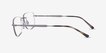 Ray-Ban RB3768V Gray MetalEyeglass Frames from EyeBuyDirect, Side View