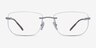 Ray-Ban RB3768V Gris MétalMontures de lunettes de vue d'EyeBuyDirect, Vue de Face