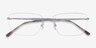 Ray-Ban RB3768V Gris MétalMontures de lunettes de vue d'EyeBuyDirect, Vue Rapprochée