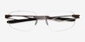 Oakley Marais Matte Gunmetal TitaniumMontures de lunettes de vue d'EyeBuyDirect, Vue Rapprochée