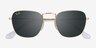 Ray-Ban RB3857 Frank Legend Gold MetalSunglass Frames from EyeBuyDirect, Closed View