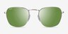 Ray-Ban RB3857 Frank Silver MetalSunglass Frames from EyeBuyDirect, Front View