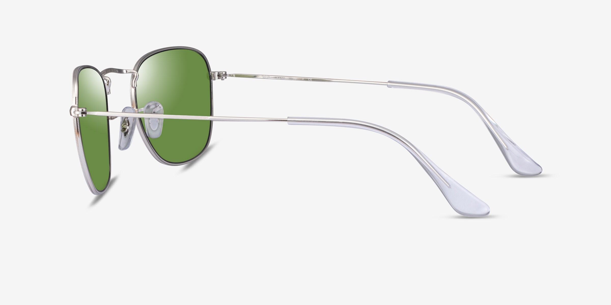 Ray-Ban Frank silver wire frame rb3857v eyeglasses Ray-Ban RB3857V - Square Silver Frame Eyeglasses | Eyebuydirect main image 4
