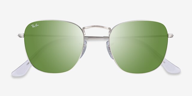 Ray-Ban RB3857 Frank Silver MetalSunglass Frames from EyeBuyDirect, Closed View