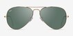 Ray-Ban RB3025 Aviator Gold MetalSunglass Frames from EyeBuyDirect, Front View