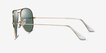 Ray-Ban RB3025 Aviator Gold MetalSunglass Frames from EyeBuyDirect, Side View