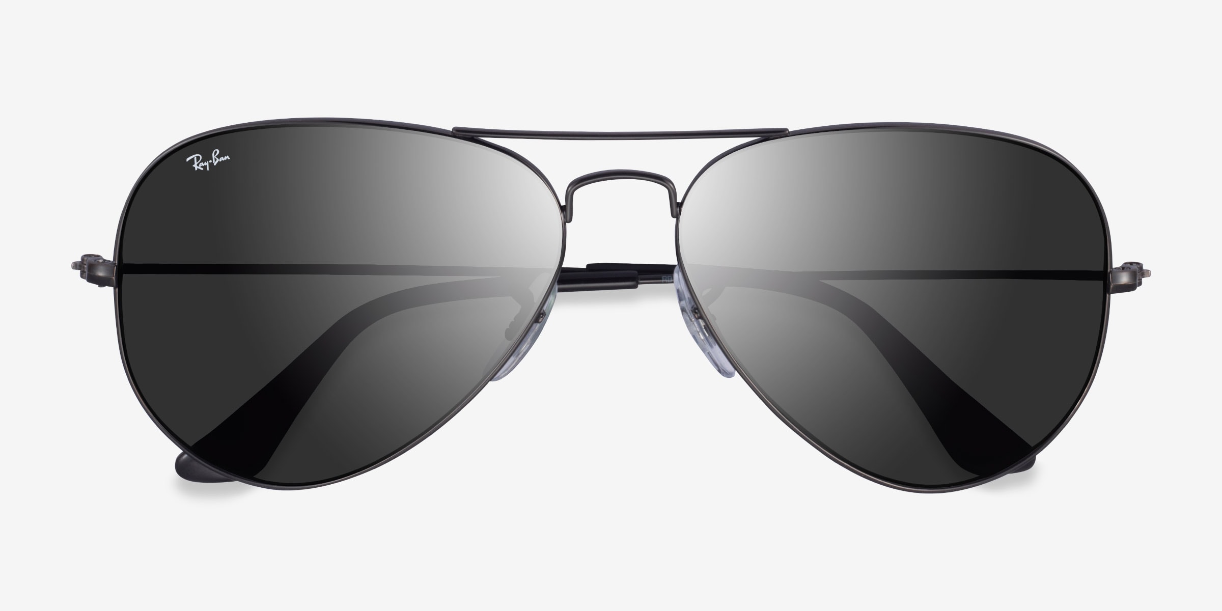 Black on black hot sale ray ban aviators