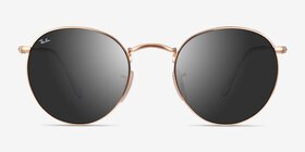 Ray-Ban RB3447 Round Arista Métal Soleil de Lunette de vue d'EyeBuyDirect, Vue de Face