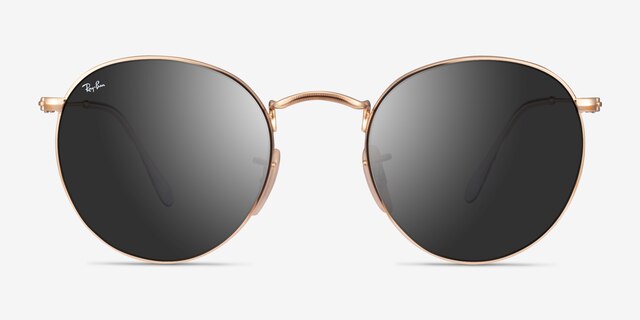 Ray-Ban RB3447 Round Arista MetalSunglass Frames from EyeBuyDirect, Front View