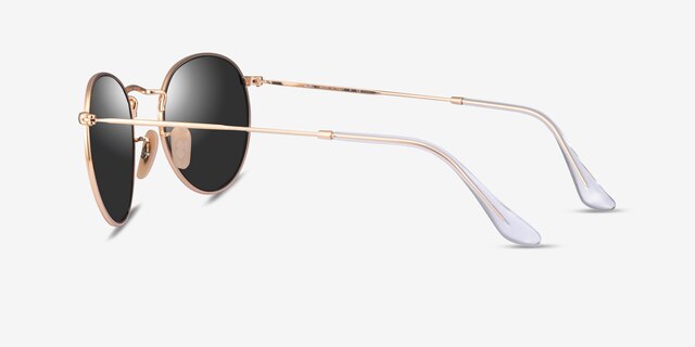 Ray-Ban RB3447 Round Arista MetalSunglass Frames from EyeBuyDirect, Side View