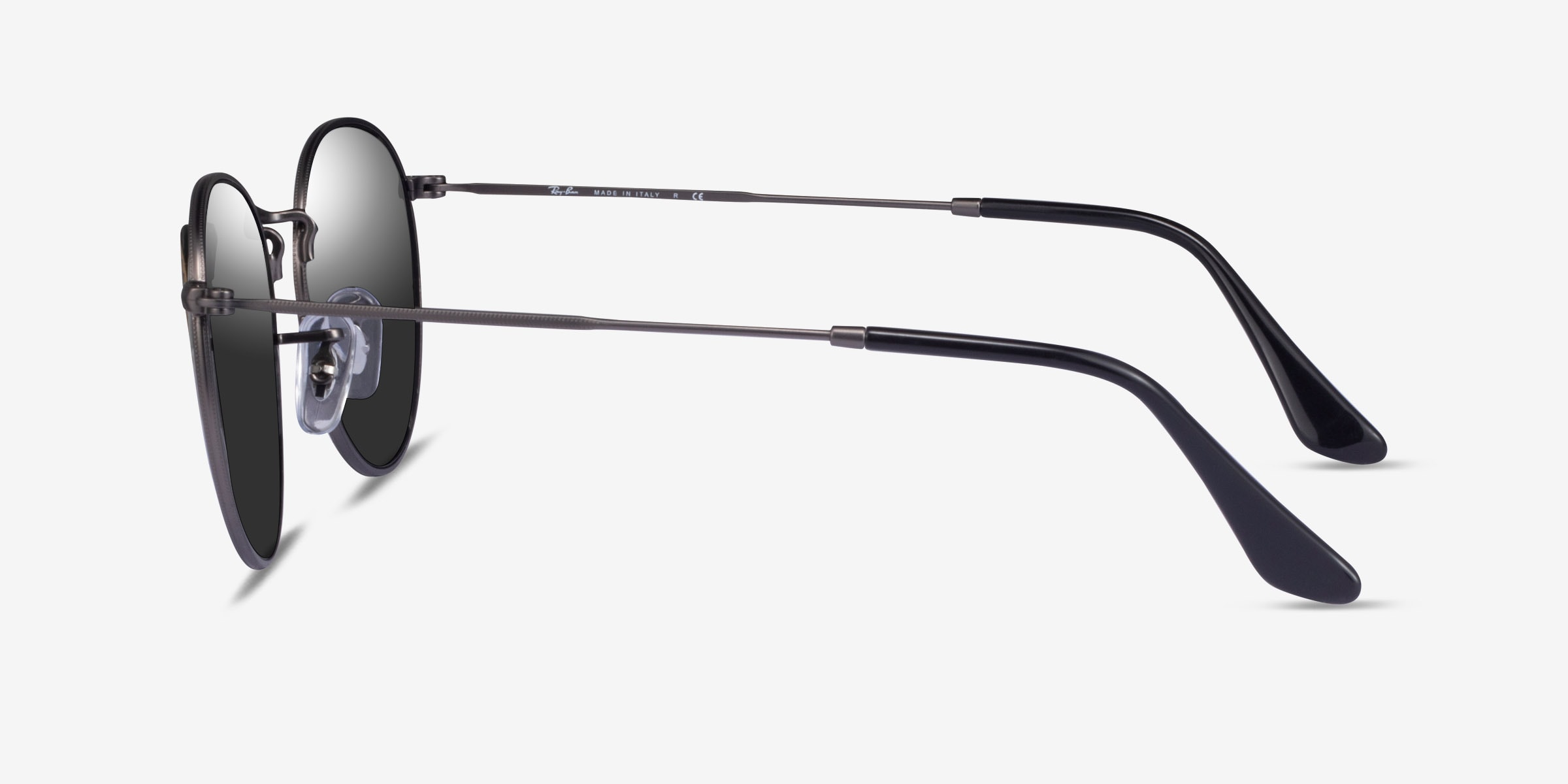 Ray-Ban RB3447 Round - Round Matte Gunmetal Frame Prescription