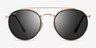 Ray-Ban RB3647N Round Arista MetalSunglass Frames from EyeBuyDirect, Front View