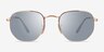 Ray-Ban RB3548N Arista Green MetalSunglass Frames from EyeBuyDirect, Front View