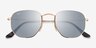 Ray-Ban RB3548N Arista Green MetalSunglass Frames from EyeBuyDirect, Closed View