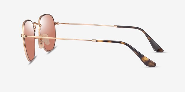 Ray-Ban RB3548N Arista Brown MetalSunglass Frames from EyeBuyDirect, Side View