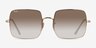 Ray-Ban RB1971 Square Gold MetalSunglass Frames from EyeBuyDirect, Front View