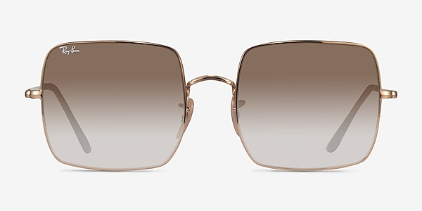 Ray-Ban RB1971 Square Gold Metal Sunglass Frames