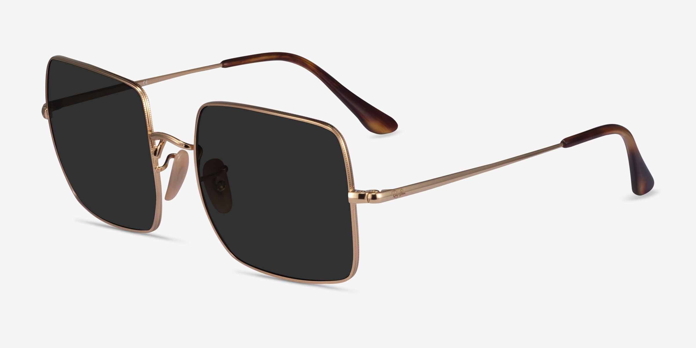 Ray-Ban RB1971 サングラス ブラウン Ray-Ban RB1971 Square 1971 Classic Sunglasses | LensCrafters