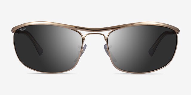 Ray-Ban RB3119 Gold MetalSunglass Frames from EyeBuyDirect, Front View