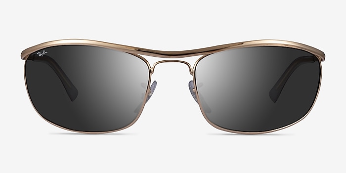 Ray-Ban RB3119 Gold Metal Sunglass Frames from EyeBuyDirect