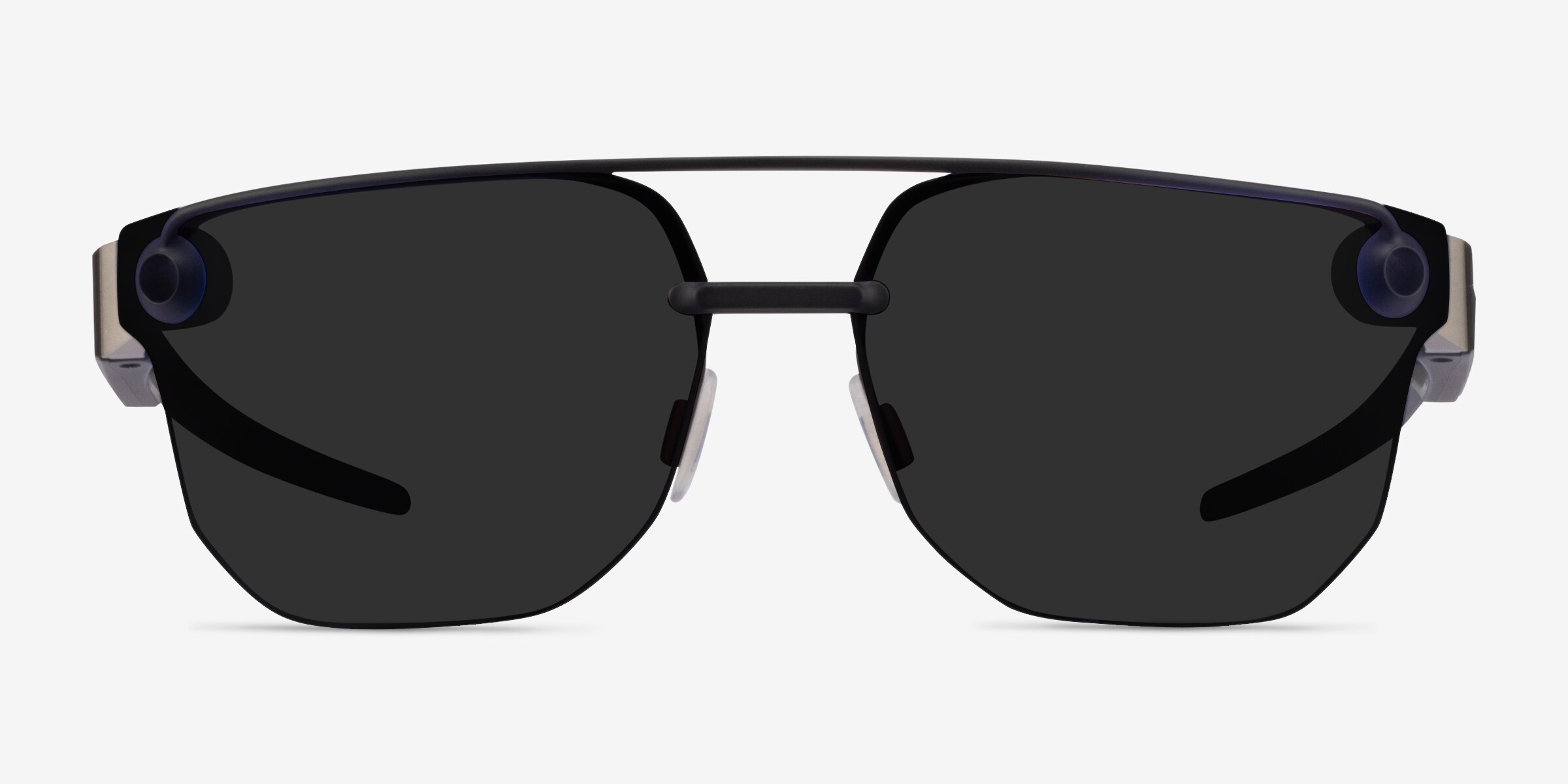 Oakley Chrystl - Aviator Black Frame Sunglasses For Men | Eyebuydirect