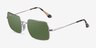 Ray-Ban RB1969 Silver MetalSunglass Frames from EyeBuyDirect, Angle View