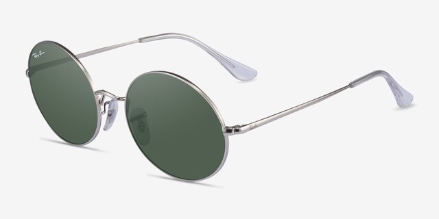 Ray-Ban RB1970 Silver Clear MetalSunglass Frames from EyeBuyDirect, Angle View