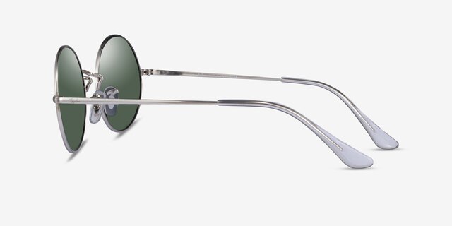 Ray-Ban RB1970 Silver Clear MetalSunglass Frames from EyeBuyDirect, Side View