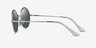 Ray-Ban RB1970 Silver Clear MetalSunglass Frames from EyeBuyDirect, Side View