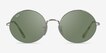Ray-Ban RB1970 Silver Ivory Tortoise MetalSunglass Frames from EyeBuyDirect, Front View