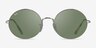 Ray-Ban RB1970 Silver Ivory Tortoise MetalSunglass Frames from EyeBuyDirect, Front View