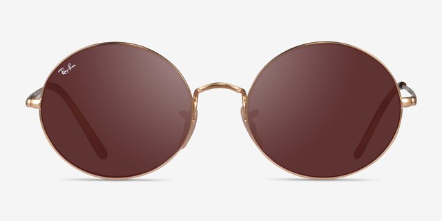 Ray-Ban RB1970 Gold MetalSunglass Frames from EyeBuyDirect, Front View
