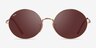 Ray-Ban RB1970 Gold MetalSunglass Frames from EyeBuyDirect, Front View