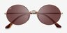 Ray-Ban RB1970 Gold MetalSunglass Frames from EyeBuyDirect, Closed View