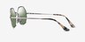 Ray-Ban RB1972 Silver MetalSunglass Frames from EyeBuyDirect, Side View