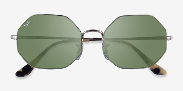 Ray-Ban RB1972 Silver MetalSunglass Frames from EyeBuyDirect, Closed View