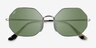 Ray-Ban RB1972 Silver MetalSunglass Frames from EyeBuyDirect, Closed View
