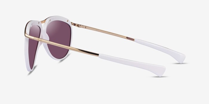 Ray-Ban RB2219 White Metal Sunglass Frames from EyeBuyDirect