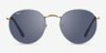 Ray-Ban RB3475Q Light Blue MetalSunglass Frames from EyeBuyDirect, Front View