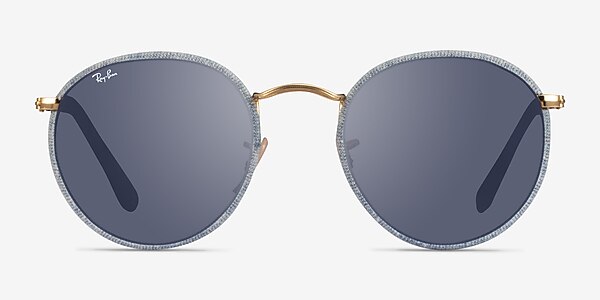 Ray-Ban RB3475Q Bleu pâle Métal Soleil de Lunette de vue
